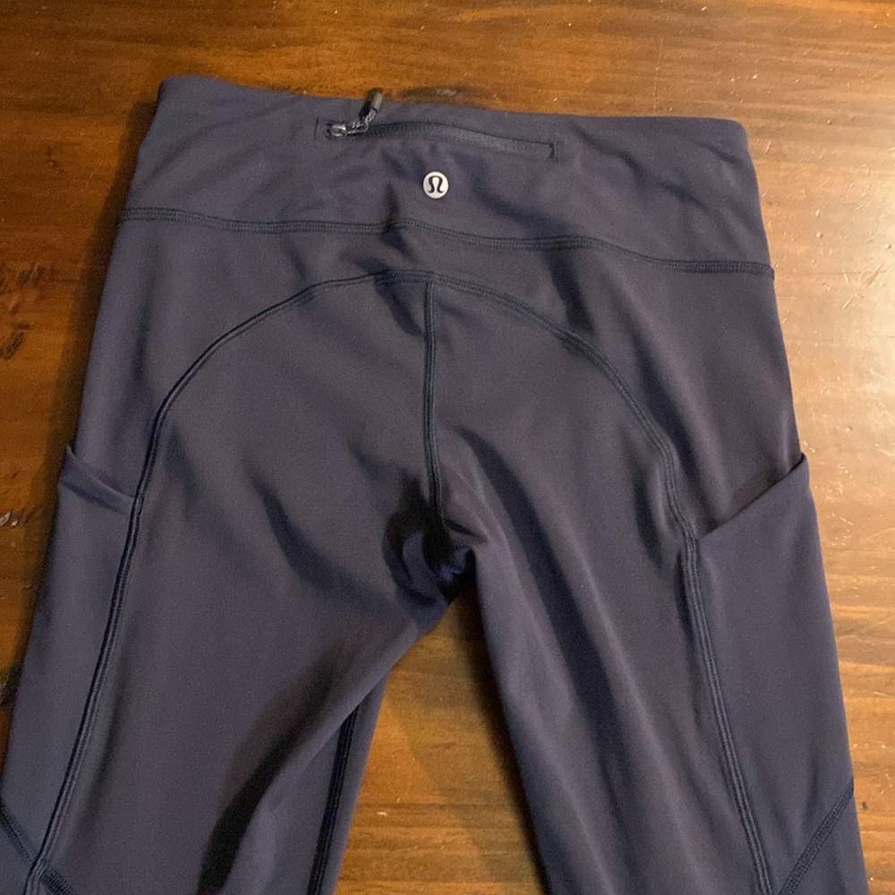 LULULEMON NAVY FULL LENGTH HIGH WAISTED LEGGINGS🖤
